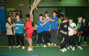 Podium pour les équipes minimes